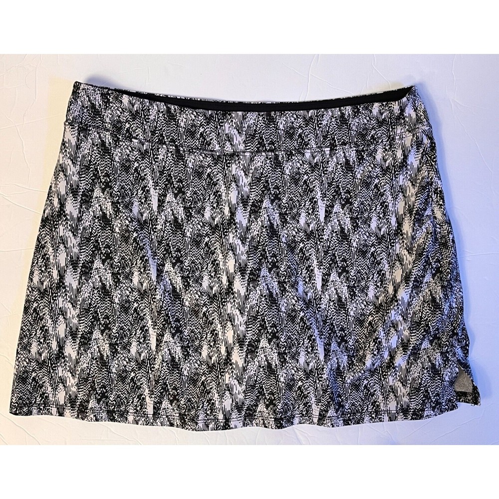 Tranquility Colorado Clothing Skort Athletic Skirt Shorts Black & White Large